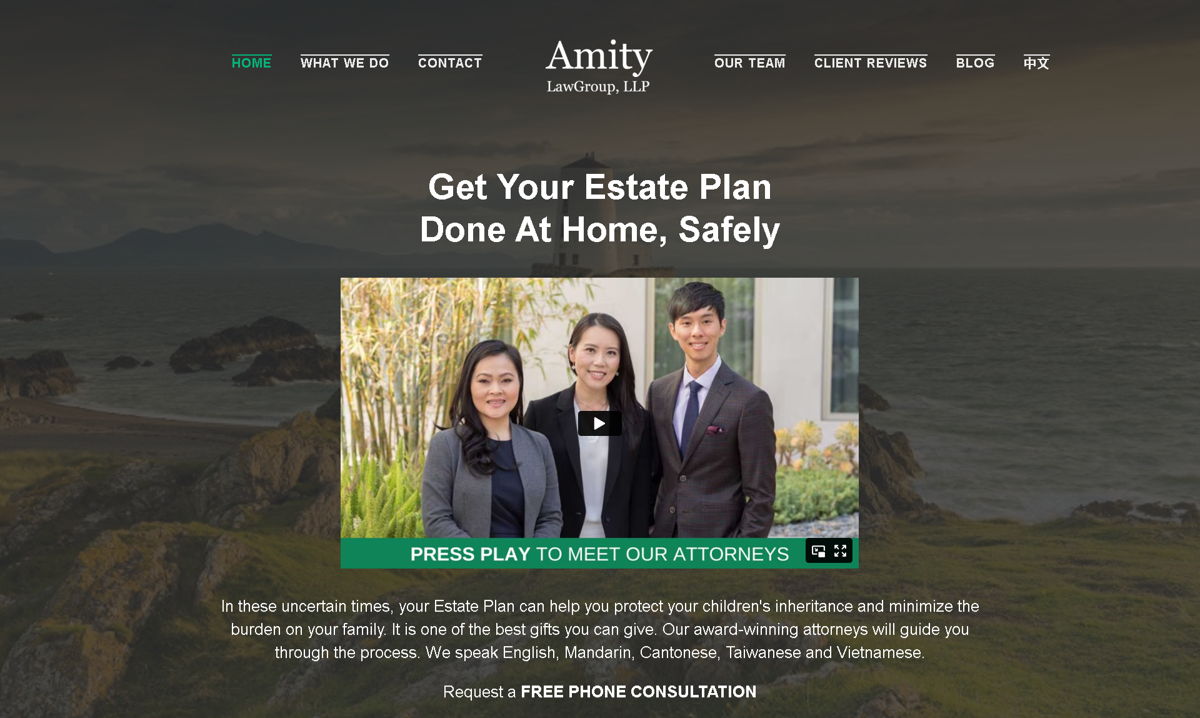 Screenshot of Estate Planning Attorneys, from the law firm websites collection.