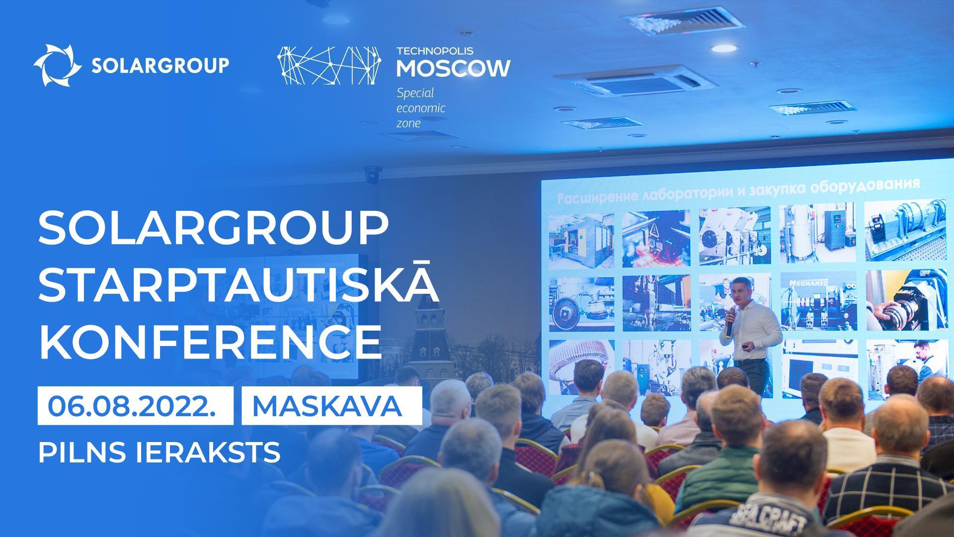 SOLARGROUP konference: translācijas ieraksts