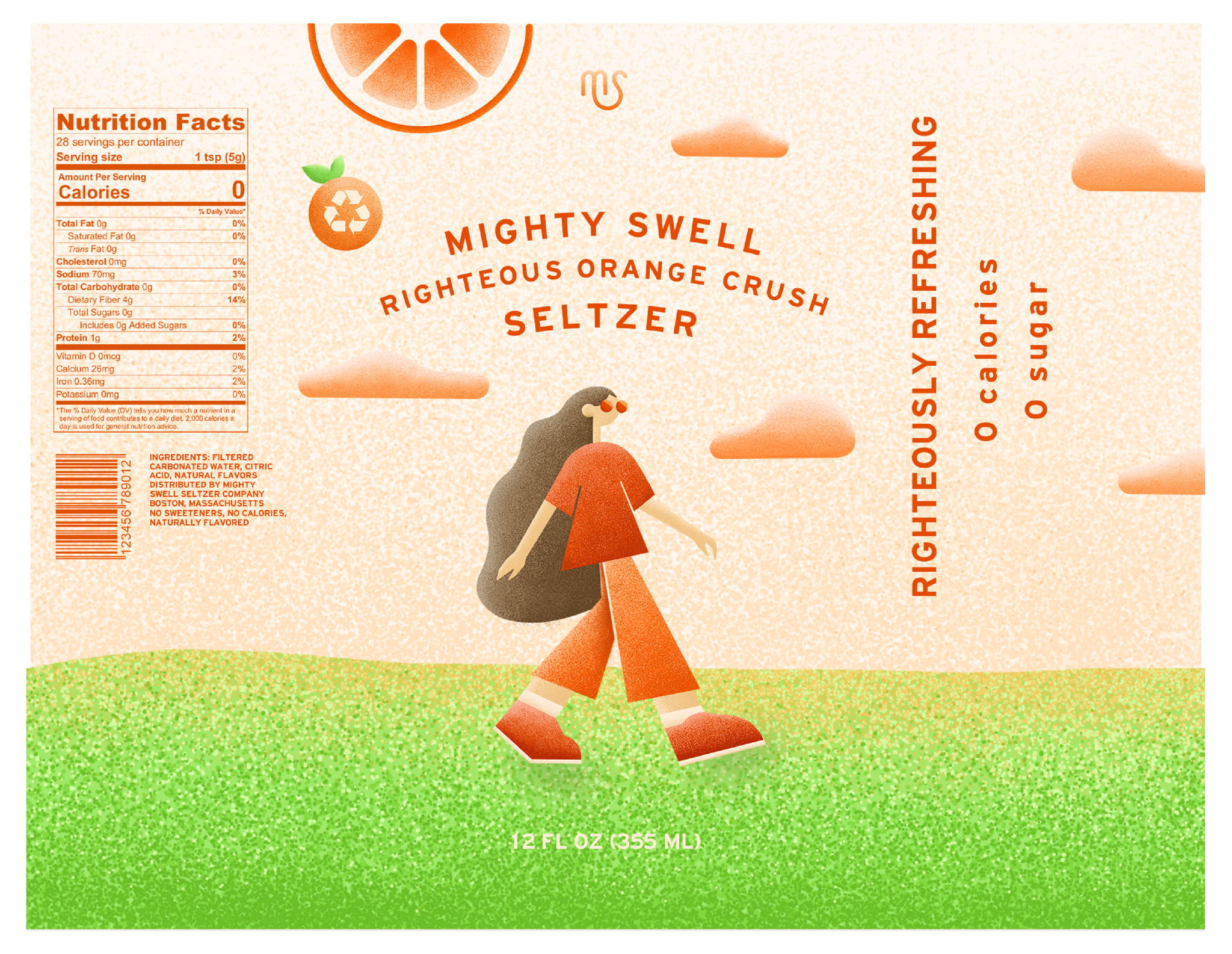 Mighty Swell Spiked Seltzer Rebrand & Can Design — Creature Theory