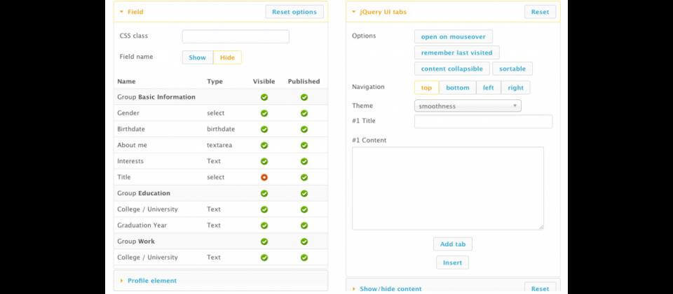 Profile Pro for JomSocial - расширенная версия профиля