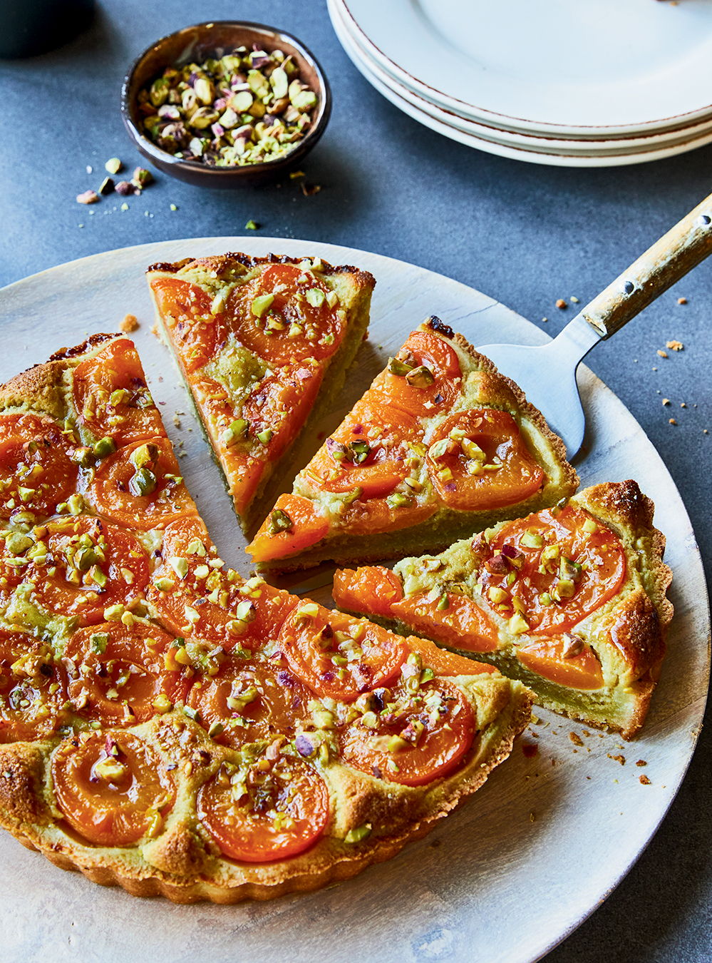 Apricot and Pistachio Tart | RICARDO