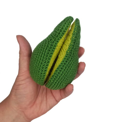 ABACATE padrão de crochê PDF - Amigurumi Toy Crochet Play Food Soft Toy Pattern Vegetables Food Pattern Easy Crochet Pattern Tutorial