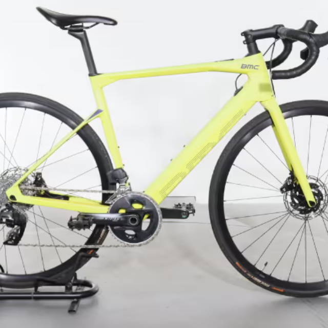 a BMC Roadmachine AMP elctric road bike