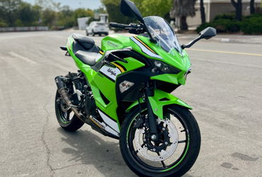 2025 KAWASAKI NINJA 500 KRT EDITION motorcycle for rent near San Diego, CA