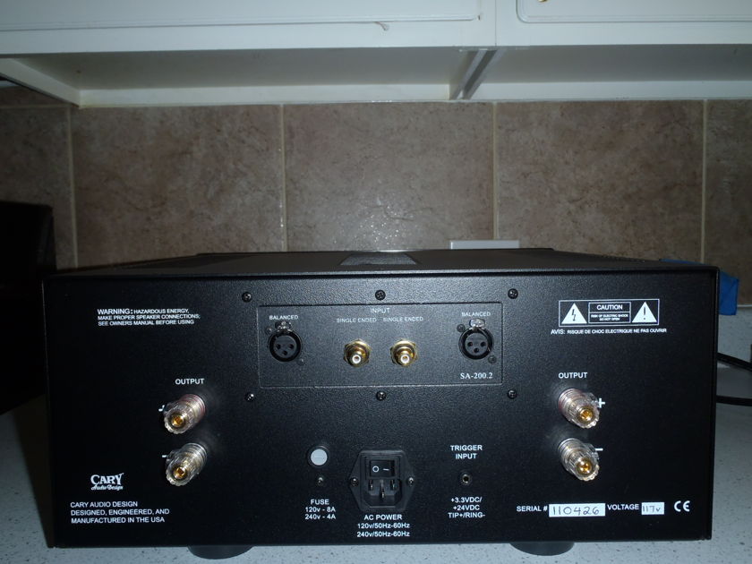 Cary SA200.2 200wpc perfect stereo amp