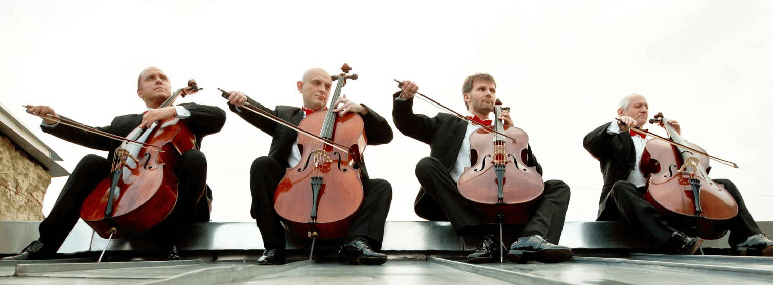 Rastrelli Cello Quartett spielen auf Ihren Instrumenten