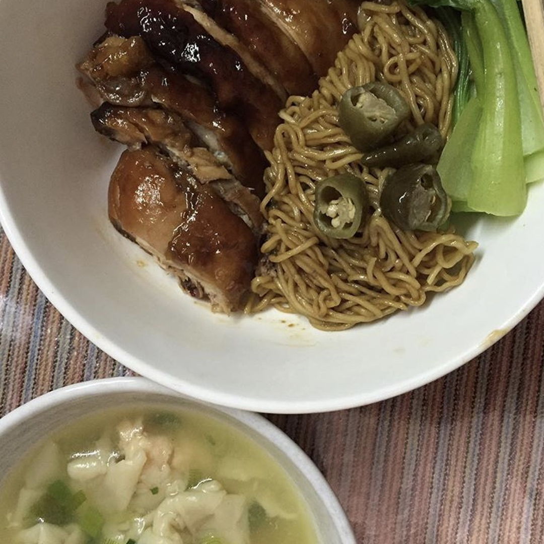 This was my first time ever making wanton noodles. I remembered watching grace’s youtube video on making this. It turns out so good. And also the bbq chicken i followed the char siew recipe too. Major thankss grace