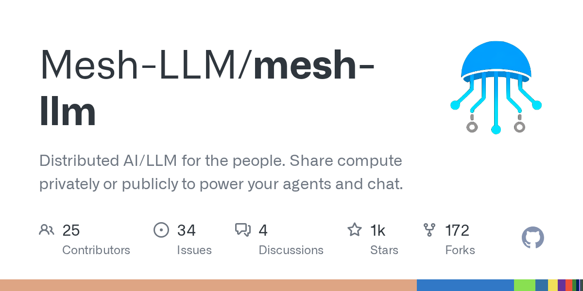 Mesh-LLM: Distributed AI/LLM for Everyone