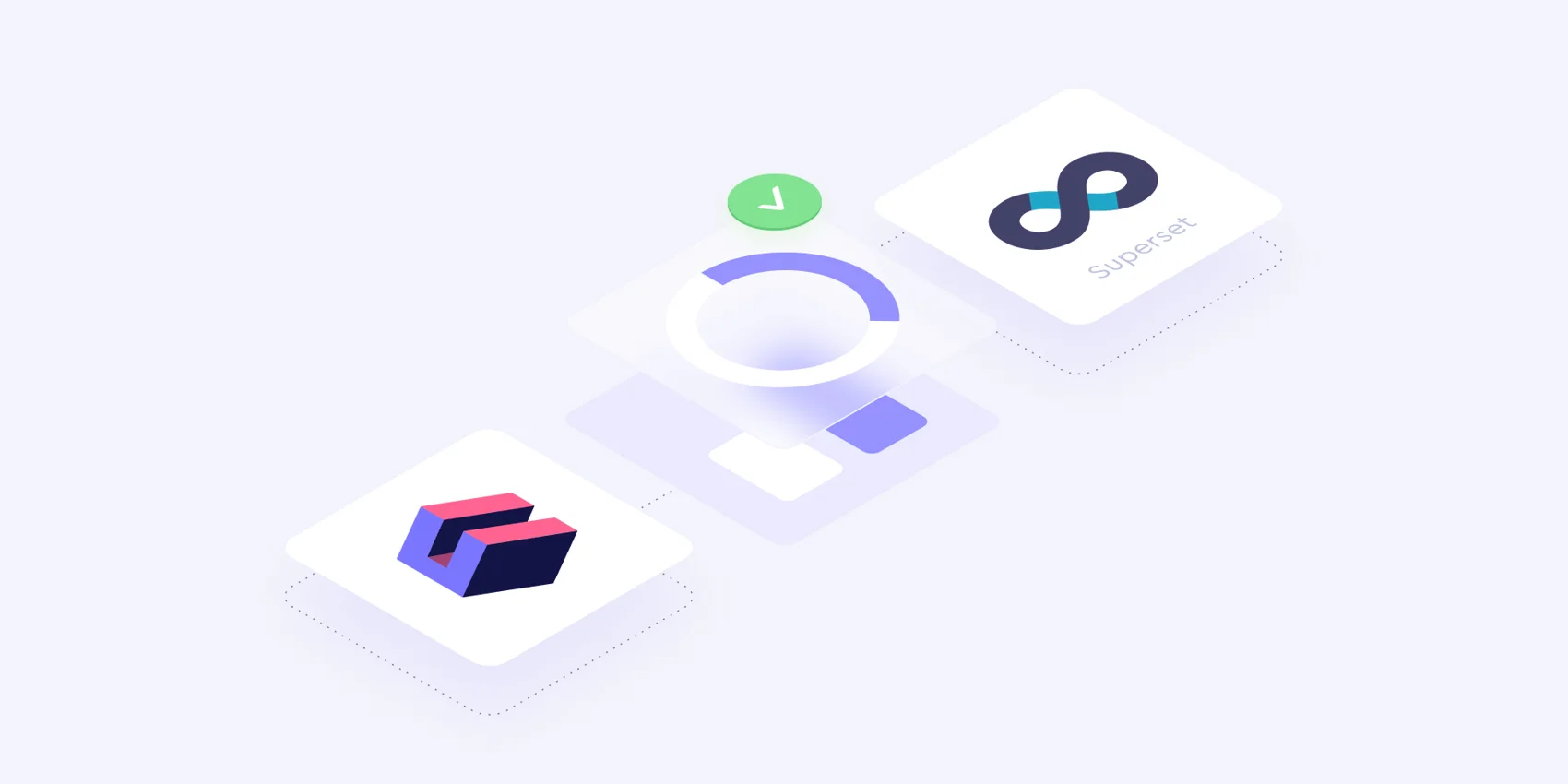 Cover of the 'Building dashboards over a semantic layer with Superset and Cube' blog post