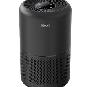 LEVOIT Air Purifier for Home Allergies Pets Hair in Bedroom, Covers Up to 1095 Sq.Foot Powered by 45W High Torque Motor, 3-in-1 Filter, Remove Dust Smoke Pollutants Odor, Core300-P, Black