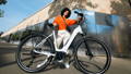 woman with an electric bike