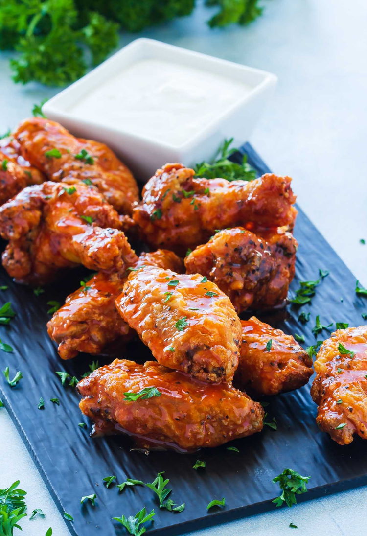 Photo of CHICKEN WINGS WITH BUFFALO SAUCE 