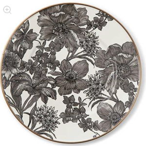 Sterling English Garden Enamel Salad/Dessert Plate