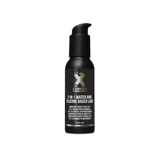 2-in-1 Water and Silicone Based Lube