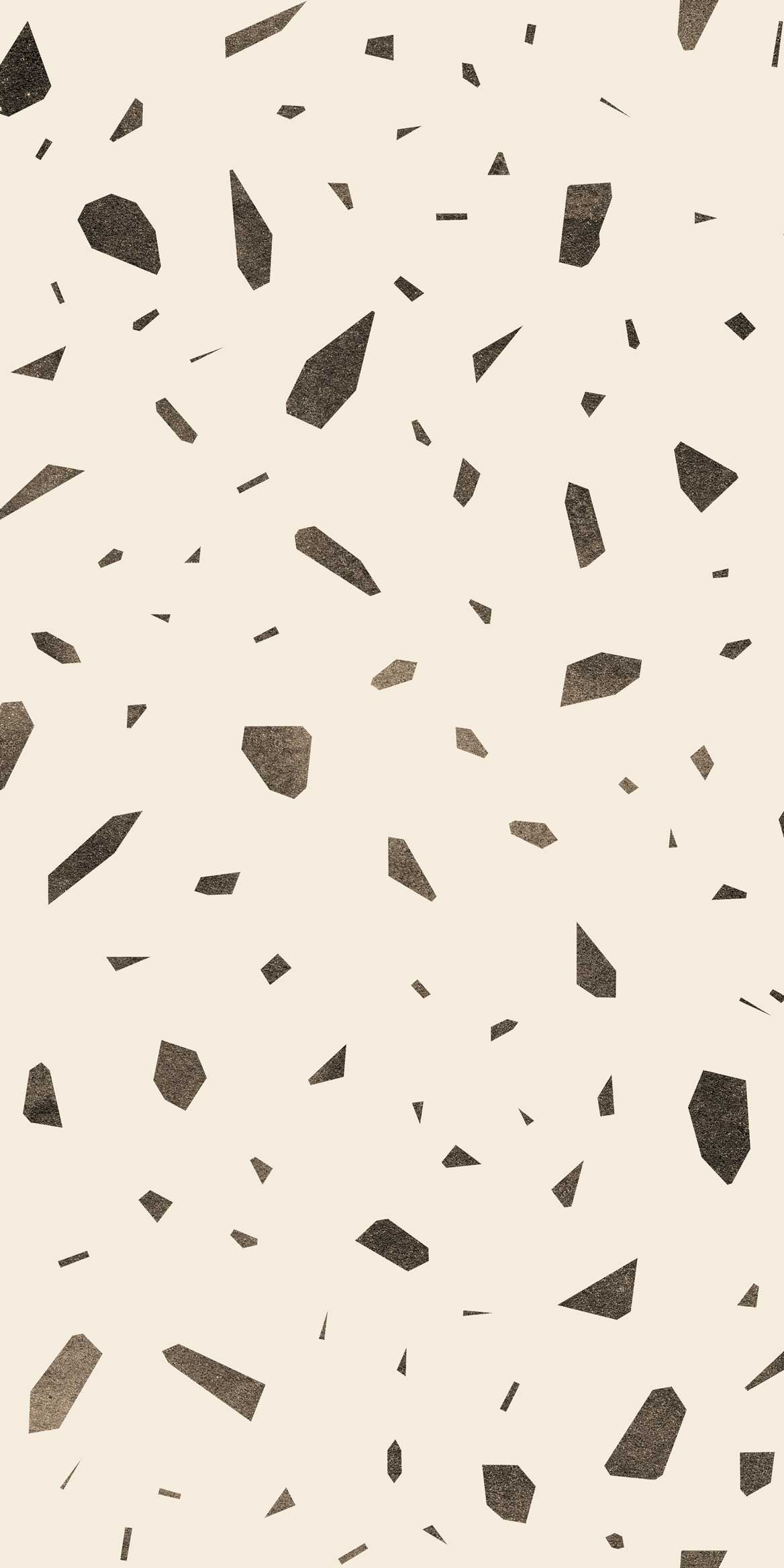 Cream Terrazzo Wallpaper pattern image