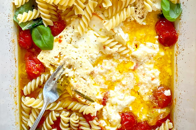 Baked Feta and Cherry Tomato Pasta