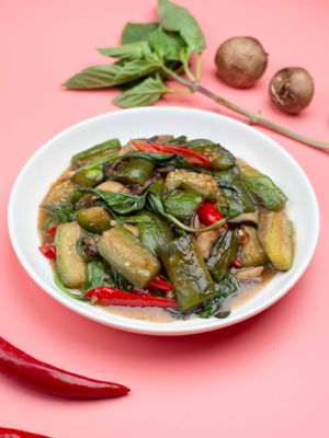 Thai Basil Eggplant Stir-Fry Recipe