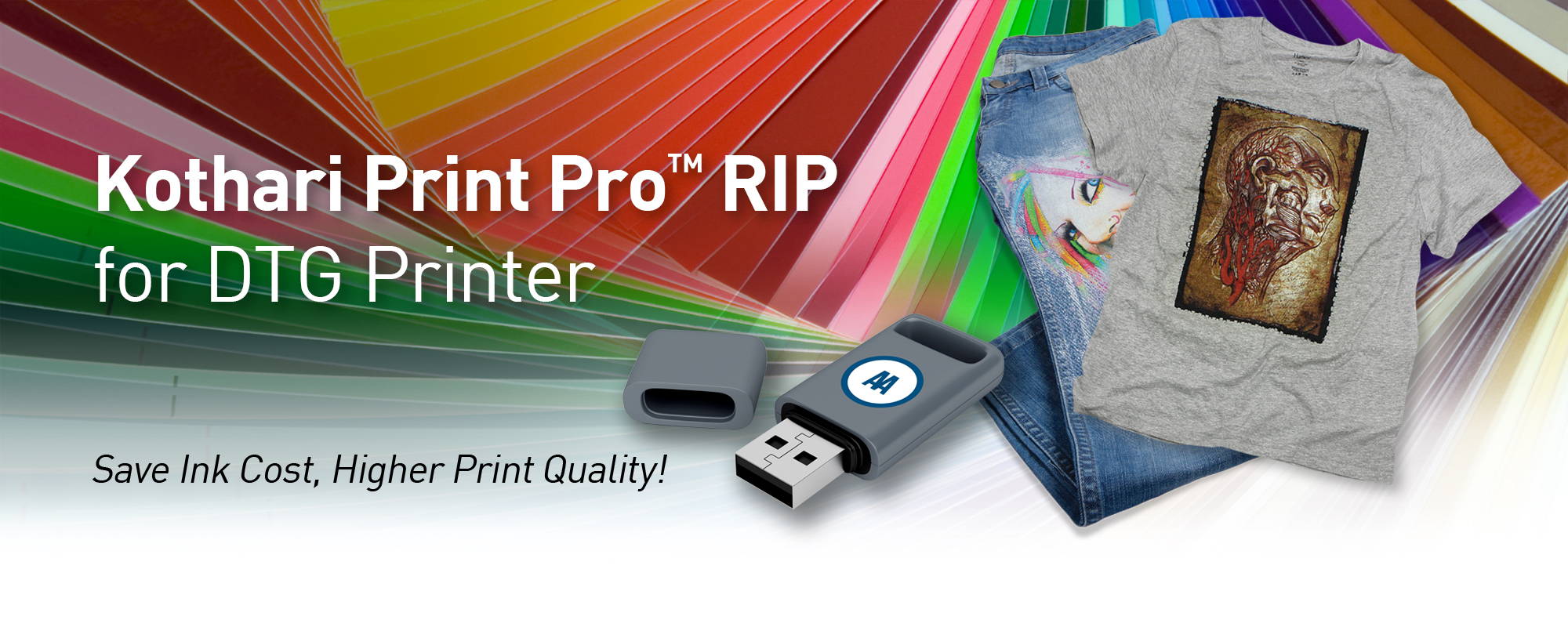 Kothari Print Pro Rip Software for DTG Printer