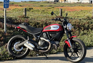 2016 DUCATI SCRAMBLER CLASSIC motorcycle for rent near Daly City, CA