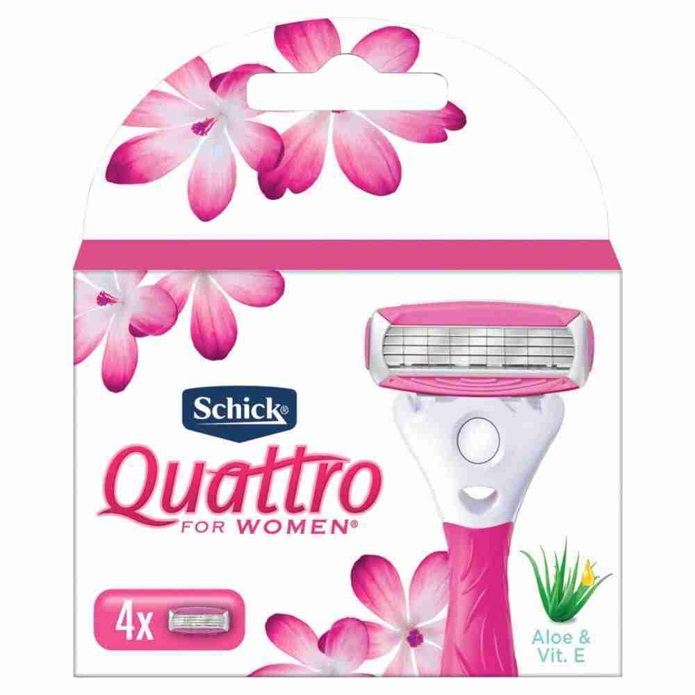Schick Quattro For Women Refills 4Pk