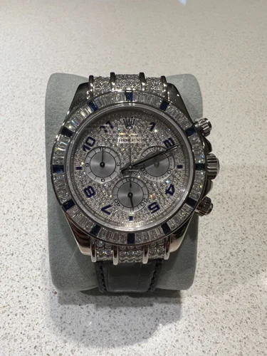 Rolex Daytona White Gold Diamond Dial