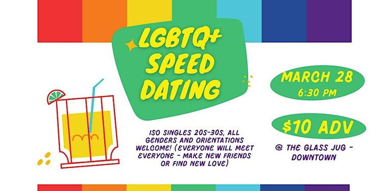 LGBTQ+ Speed Dating & Singles Mixer promotional image