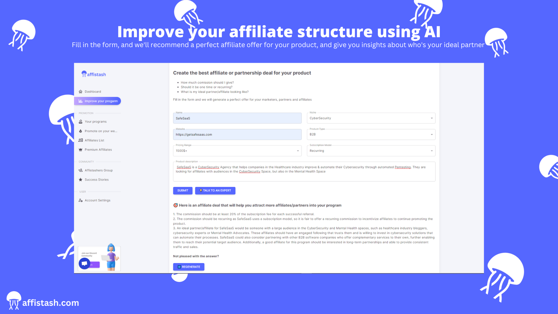 Improve your affiliate offer
