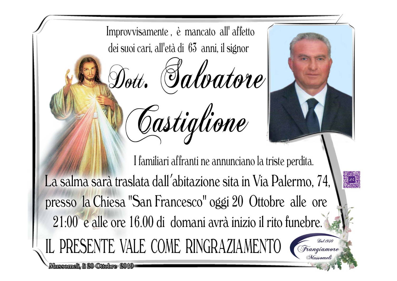Dott. Salvatore Castiglione