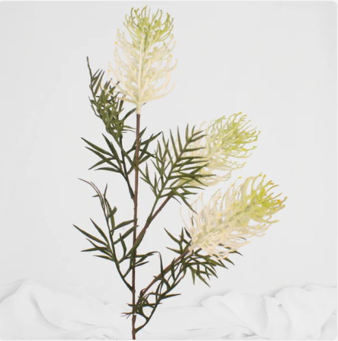 Grevillea Flower Spray White - Realistic Artificial Flowers - Image 2