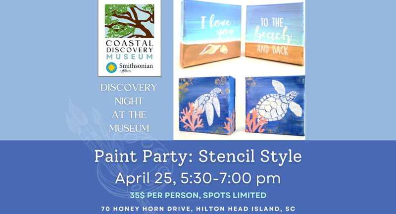 Paint Party Stencil Style - Discovery Night