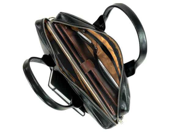 Laptoptasche 15,6 Zoll aus Leder - SCAVO