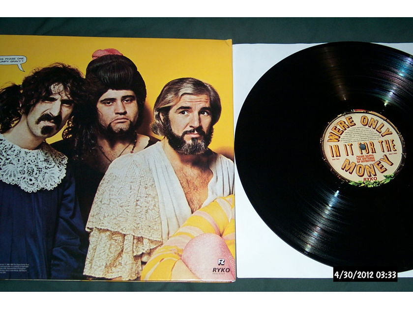Mothers Of Invention - We're Only In It for the money ryko vinyl lp nm