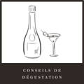 Bouton pour la page Conseils de dégustation du Gin