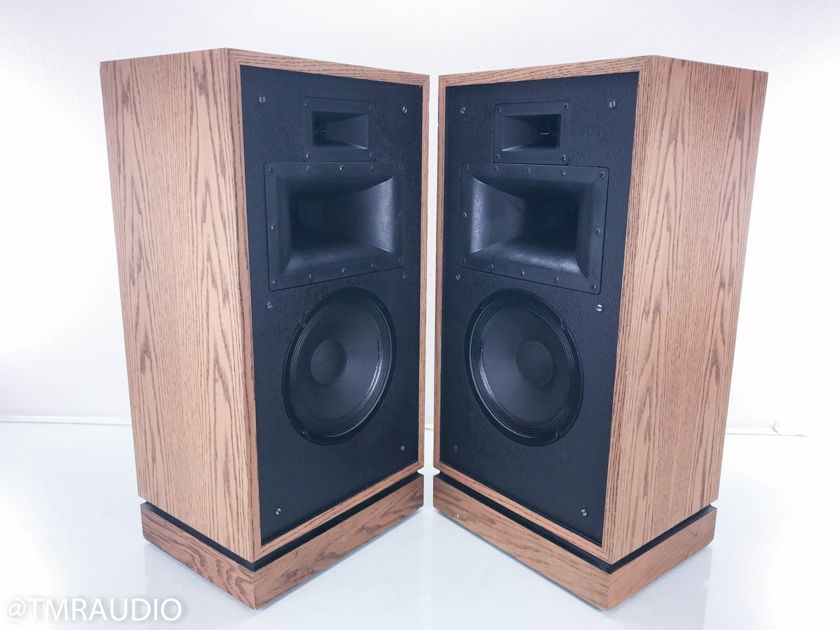 Klipsch Quartet Vintage Floorstanding Speakers Oak Pair (13699)