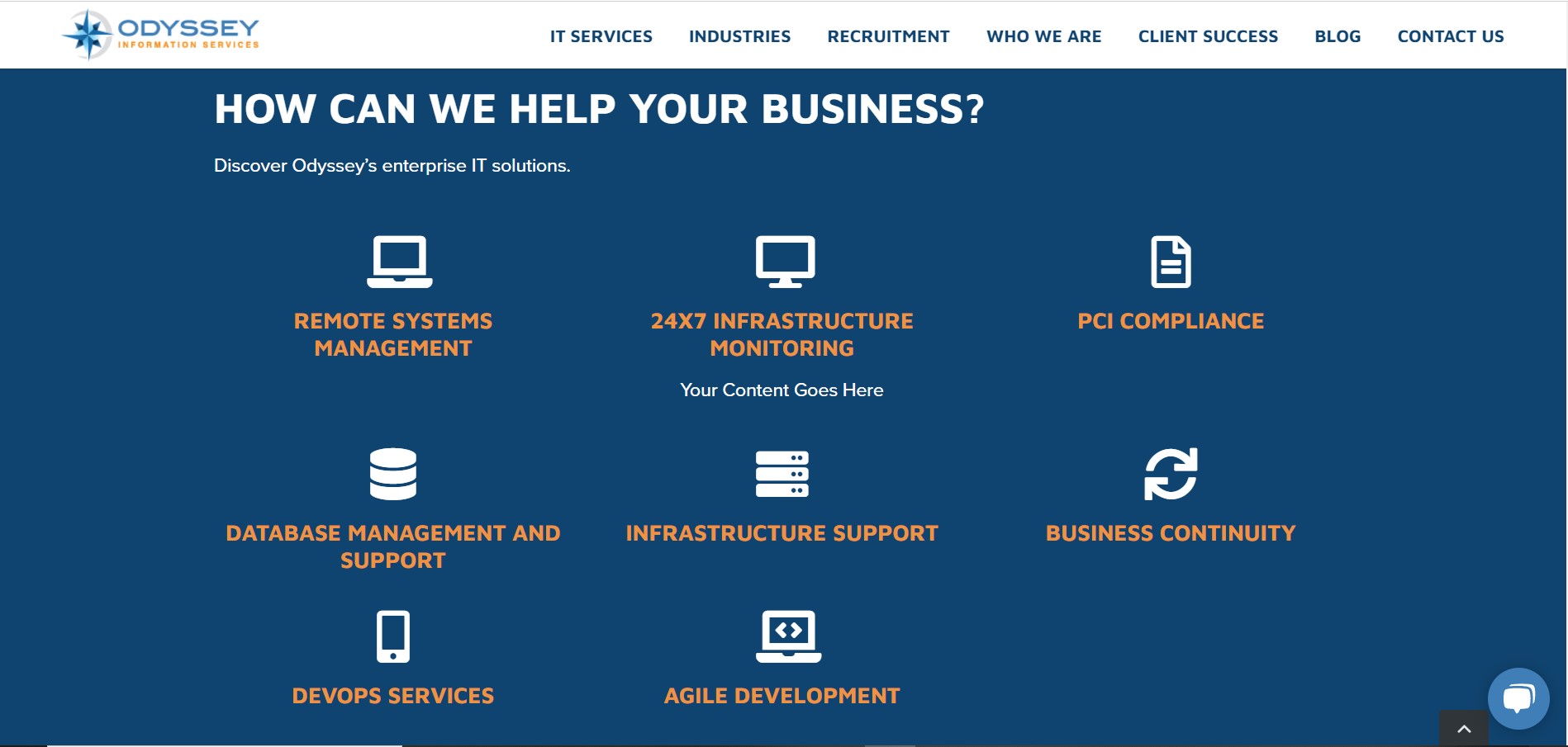 Odyssey Information Services product / service