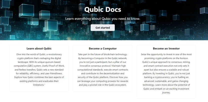 Qubic Docs