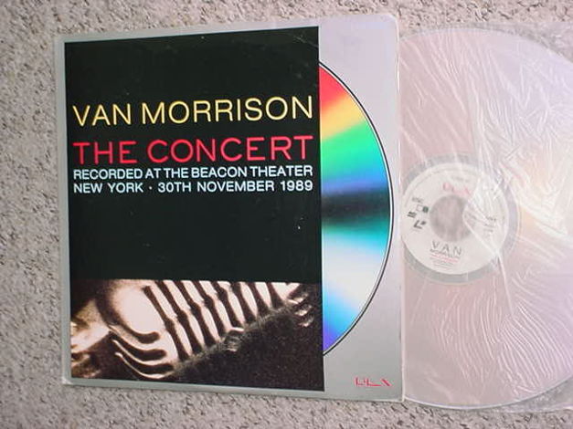 12 inch LASERDISC MOVIE  - Van Morrison the concert Bea...