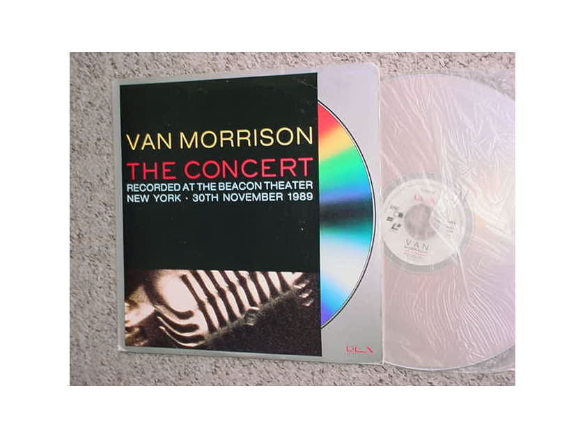 12 inch LASERDISC MOVIE  - Van Morrison the concert Beacon theatre 1989 NOT A DVD