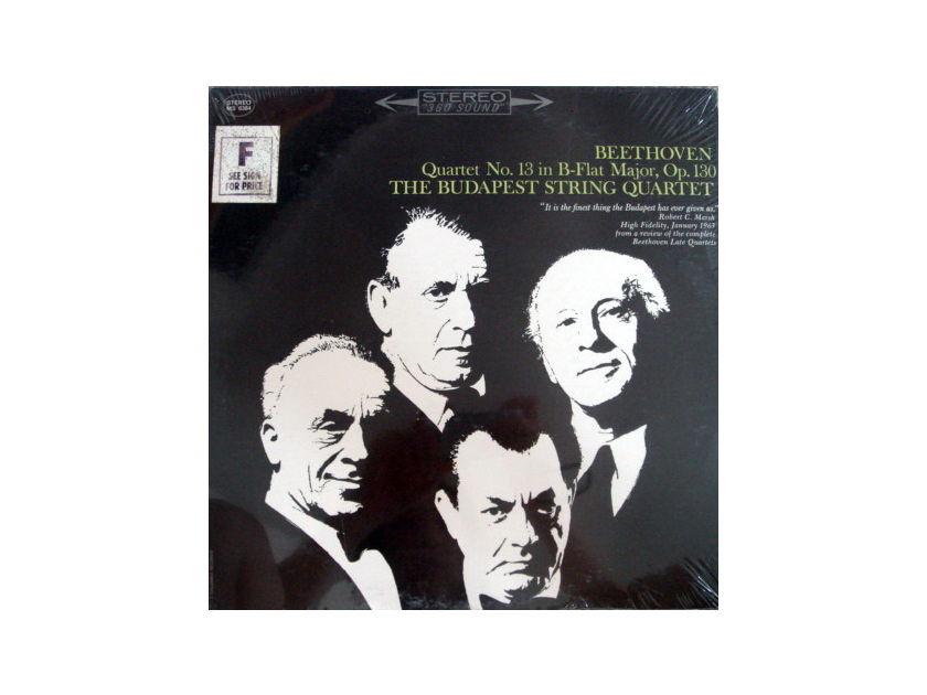 ★Sealed★ Columbia / BUDAPEST QT, - Beethoven String Quartet No.13!