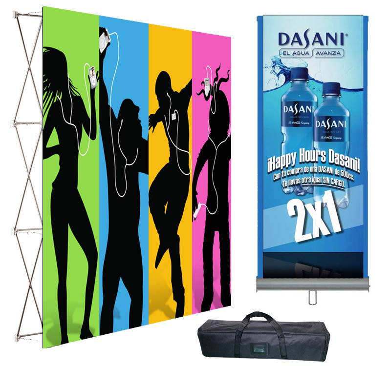 Banners, Banner Stand Sets, & Portable Pop-Up