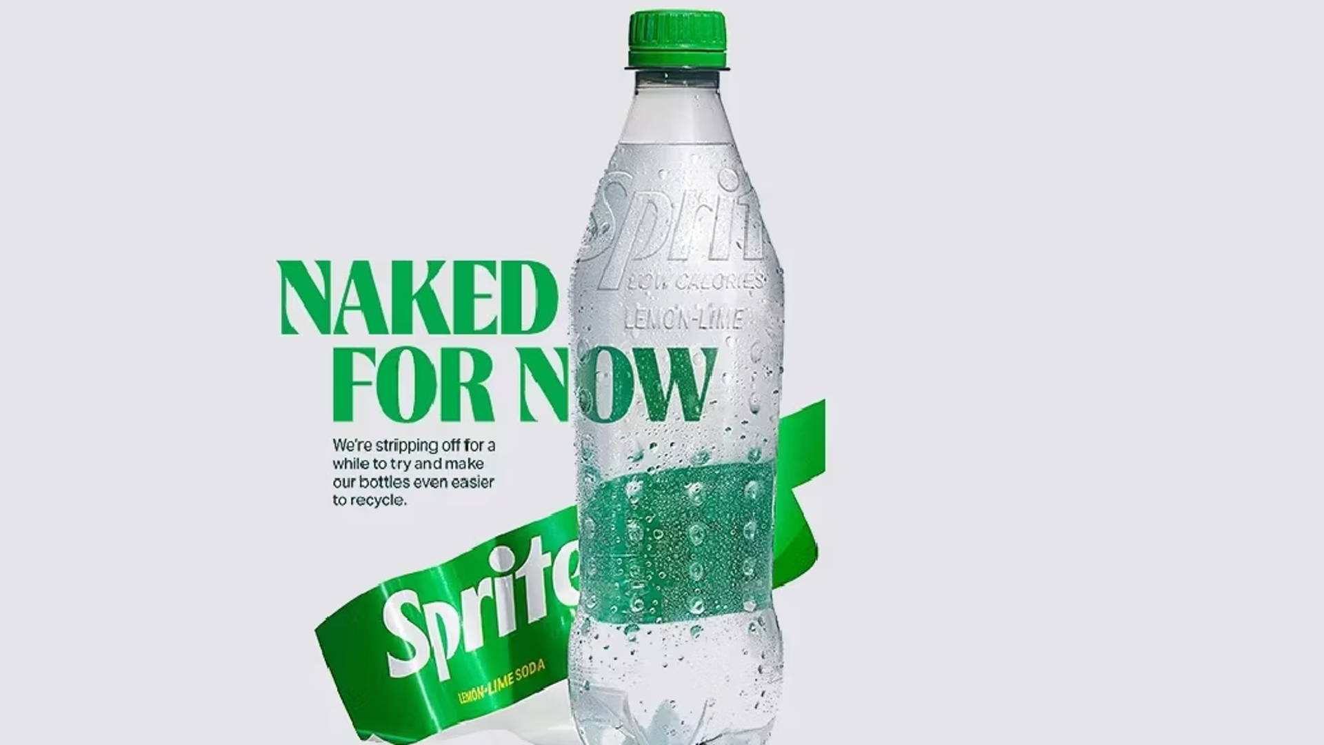 Featured image for Sprite Trials Naked Label-less Bottle In UK