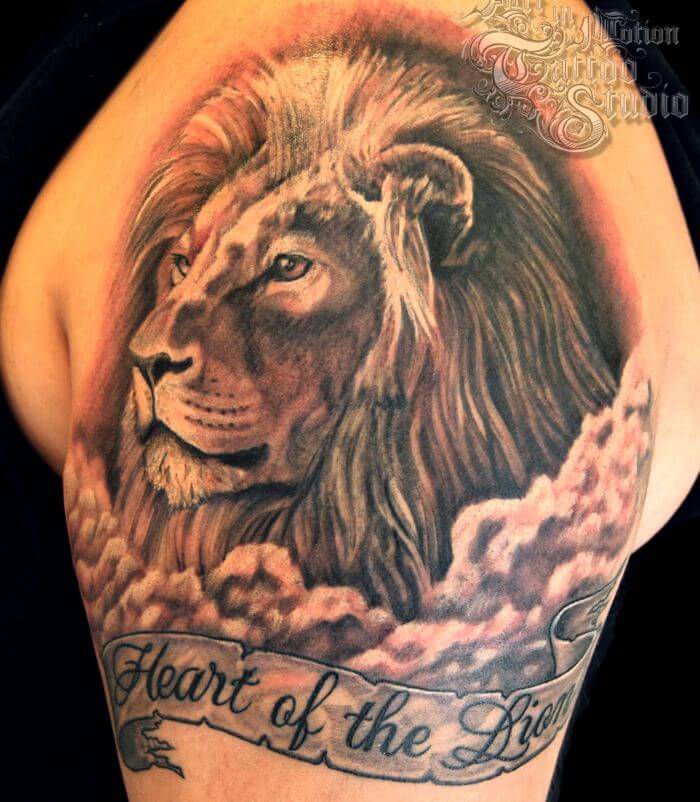 Tatouage Heart of the Lion