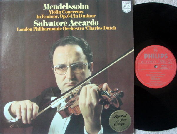 Philips / ACCARDO-DUTOIT, - Mendelssohn Violin Concerto...