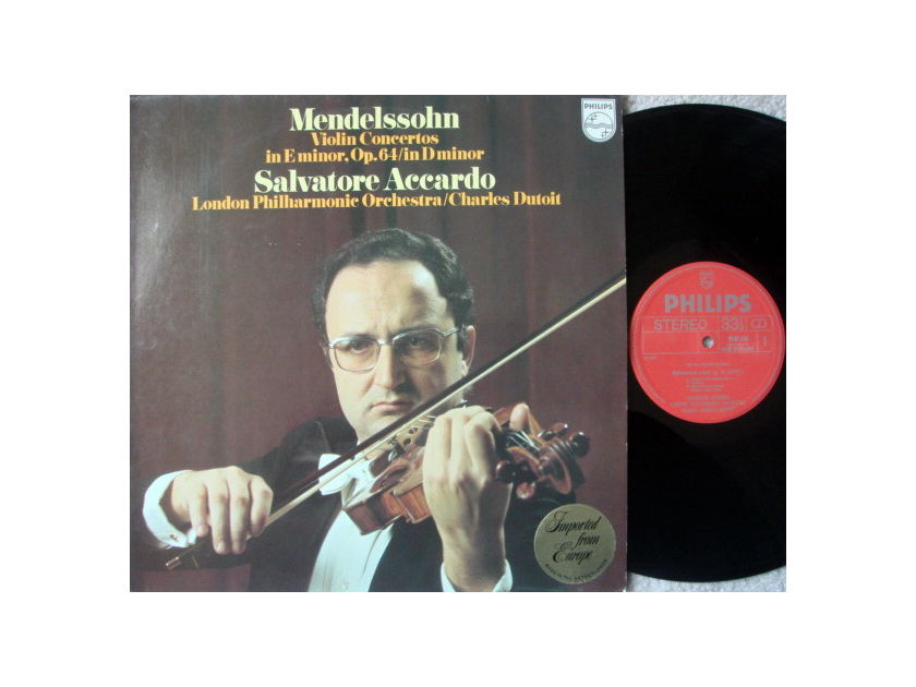 Philips / ACCARDO-DUTOIT, - Mendelssohn Violin Concerto, NM!