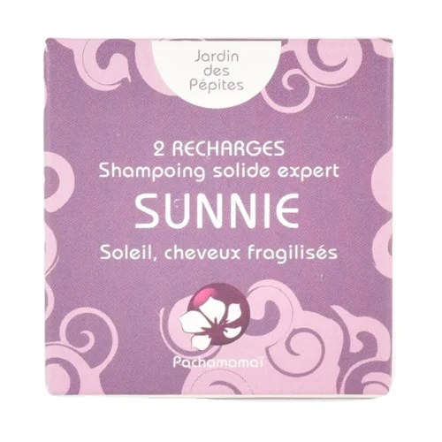 Sunnie - Shampoing solide Format Voyage - Recharge 2x20 g