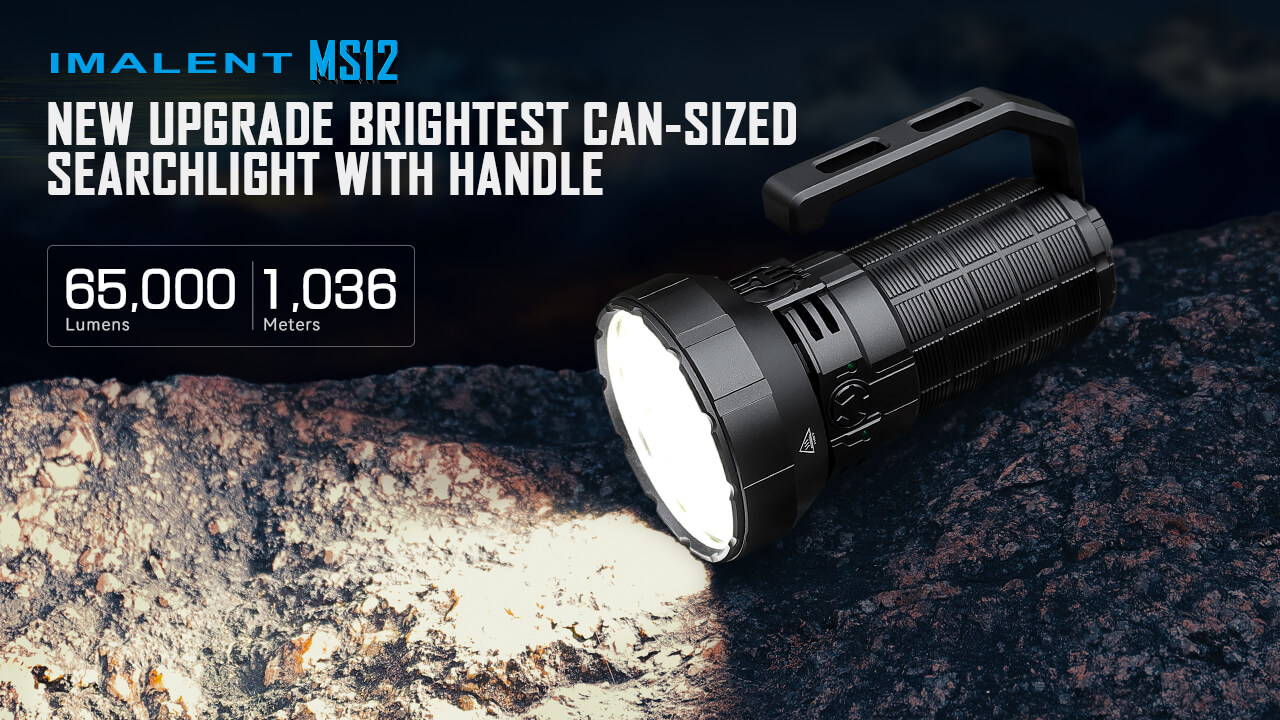 IMALENT MS12 Powerful LED Flashlight 