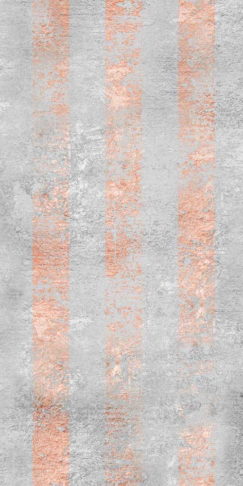 Grey & Copper Luxury Distressed Stripe Wallpaper hero image