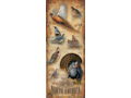 Upland Game Birds Wood Sign with Artwork by Rosemary Millette