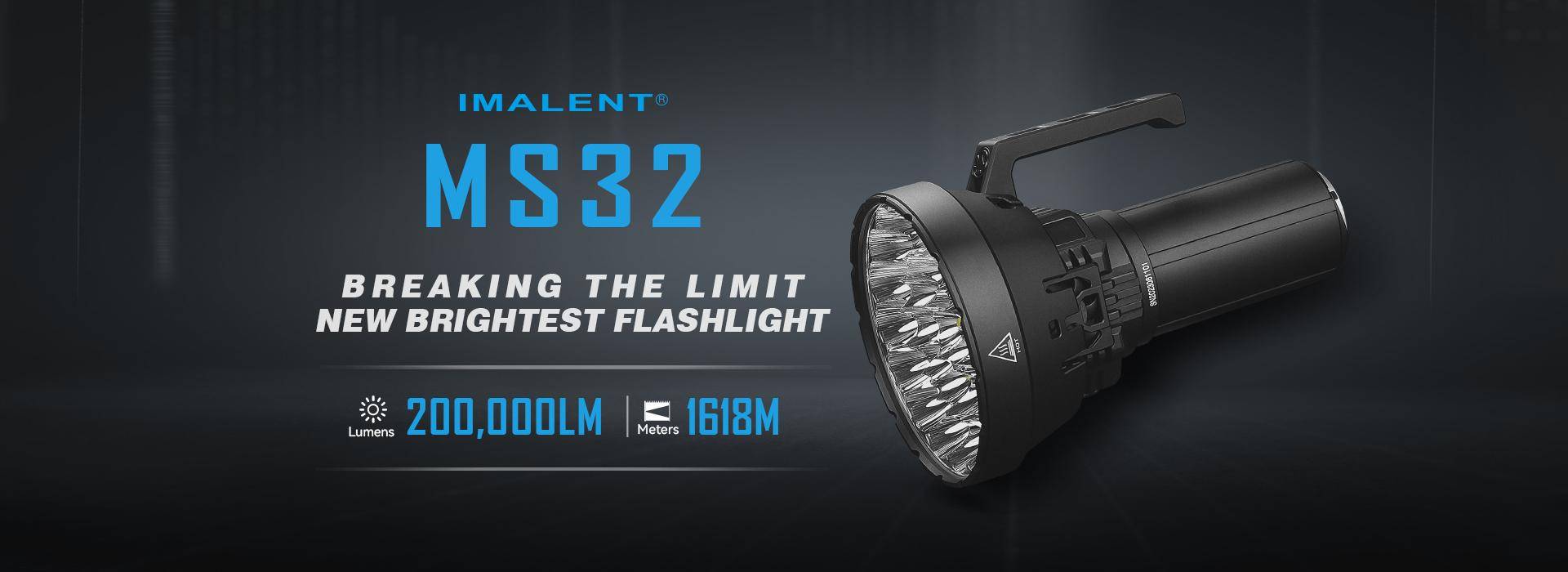 IMALENT MS32 Brightest Flashlight