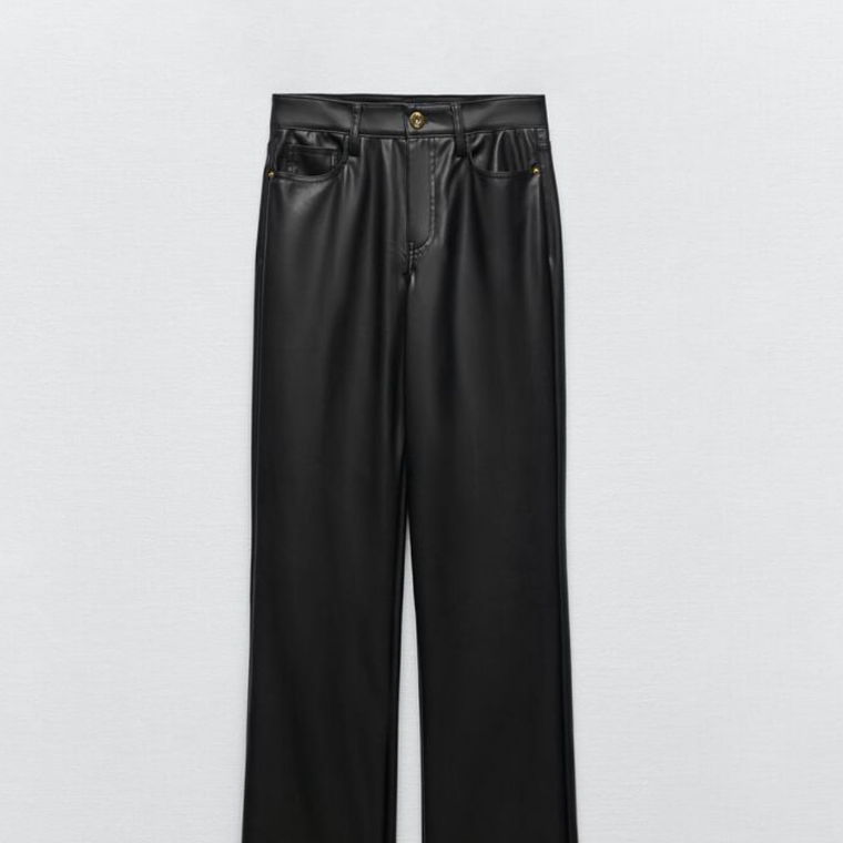 Zara faux leather pants